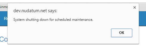Scheduled Maintenance